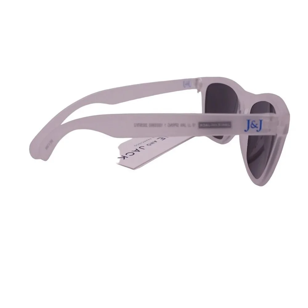 NWT Janie And Jack Sunglasses Boys 2-4 Years White Tinted UV Lenses Casual